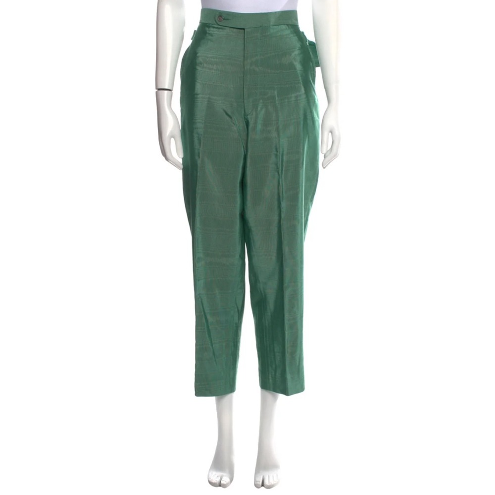 BODE green tie-waist pants